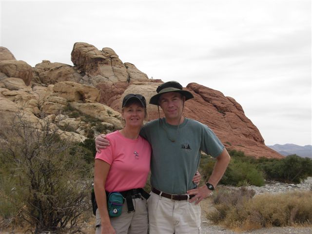 Kathy M and Jay at Red Rock Canyon - Vegas